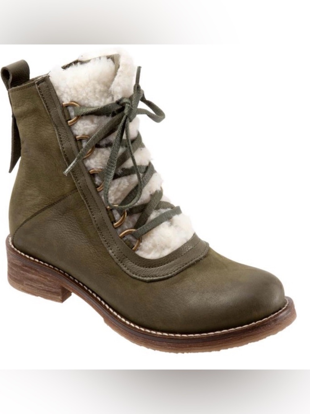 Bueno Teddy Khaki Boots size Euro 40/US 8.5-9